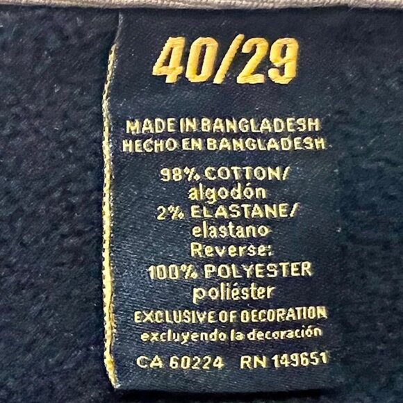 CAT Caterpillar Fleece-Lined Canvas Pants, 40x29, Brown, NWT - Picture 6 of 6